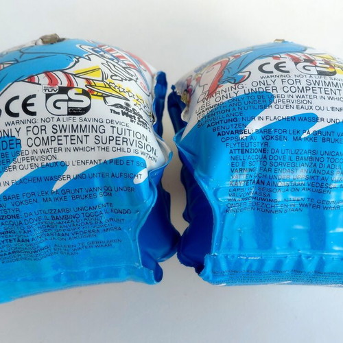 Bozo 1991 wet set kids swimming armbands new