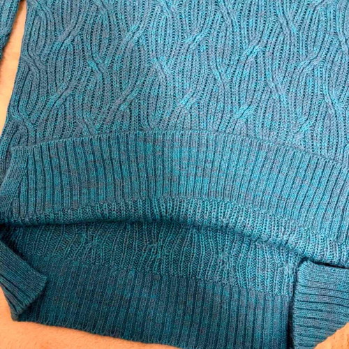 Massimo Dutti sweater blue, 100% wool, new, size L