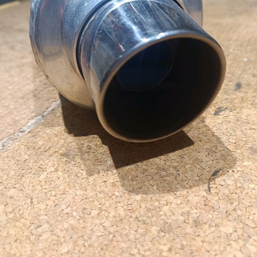 Honda CBR 400 RR exhaust muffler used with dent