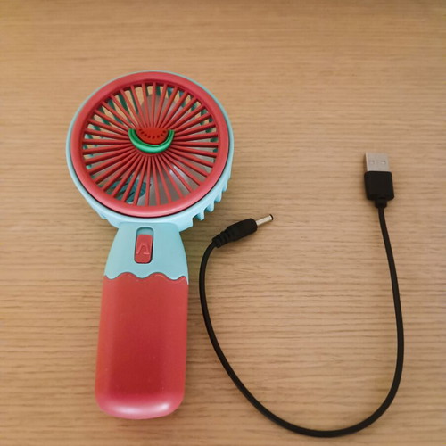 Portable rechargeable fan, like new, 16cm