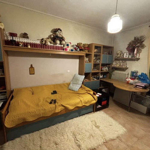 Children's bedroom set like new with two beds, large desk and storage space