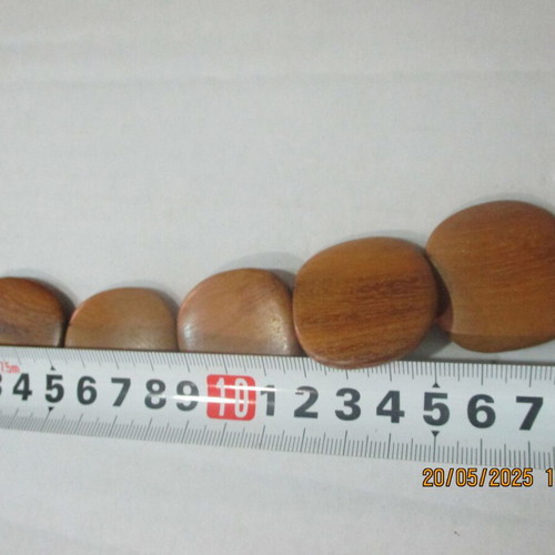 Wooden Russian Bracelet with Silver Clasp like new