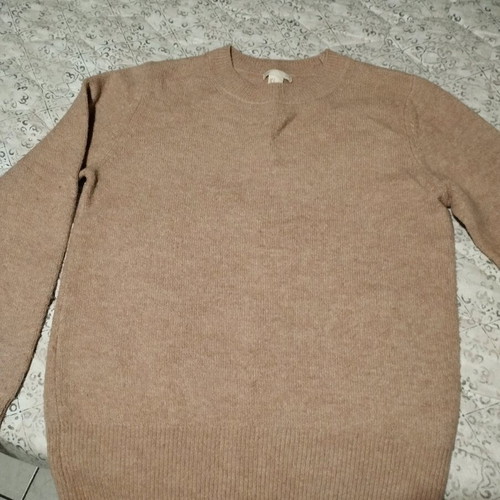 H&M sweater used, size S, beige