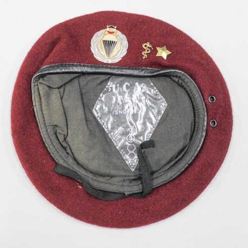 1993 JNA Yugoslavia Paratrooper Officer Beret like new