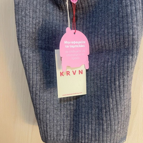 KRVN Karavan Grey Ribbed Tank Top New With Tags