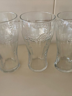 Coca Cola glasses new, pack of 6, in original packaging