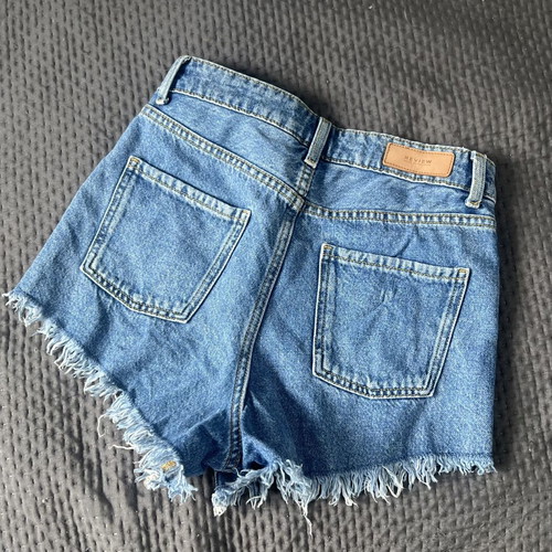 A-Style women's denim shorts like new, size S 36 8, blue