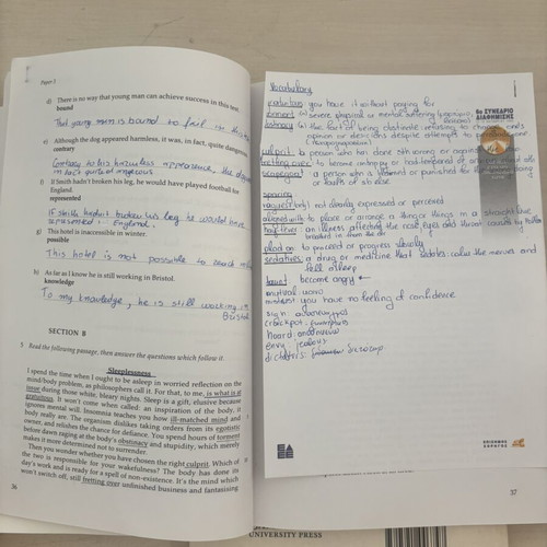 Cambridge Proficiency Examination Practice 4 and 5 used, English