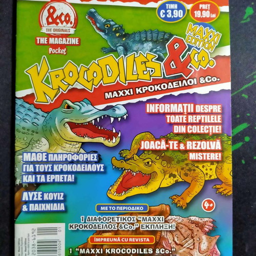 Small magazine about crocodiles available immediately