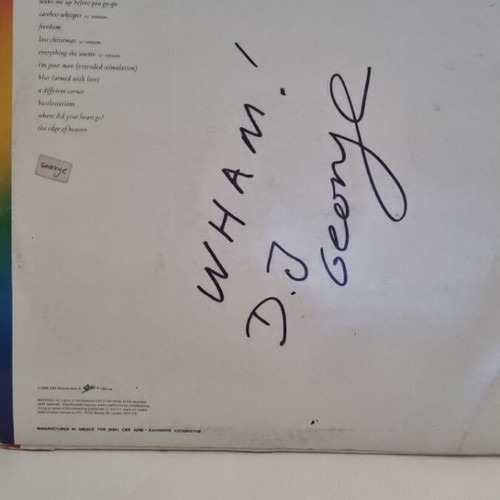 Wham!! vinyl used