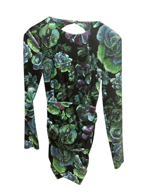 Vassia Kostara Mini Harlow φόρεμα αφόρετο, πράσινο, μέγεθος S