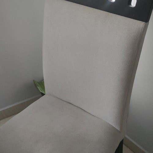 Dining set with 4 chairs like new, extendable from both sides