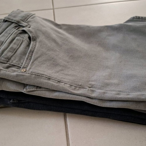 Mango jeans set used, size 36, grey and black