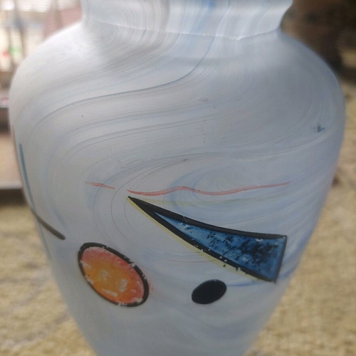 Vintage vase height 20.5 cm like new, blue