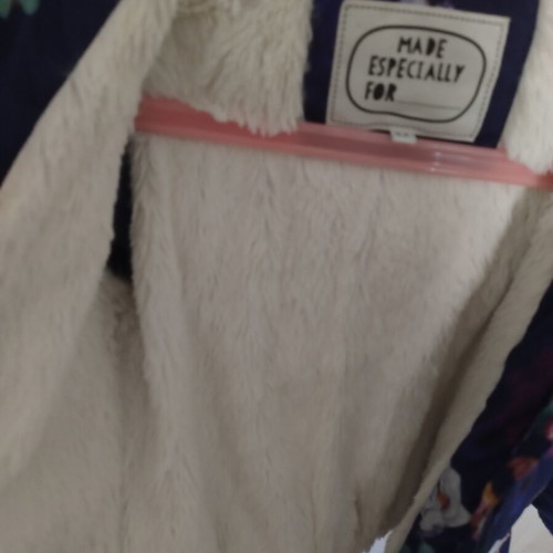 Marks & Spencer jacket with fur lining like new, size 104 cm