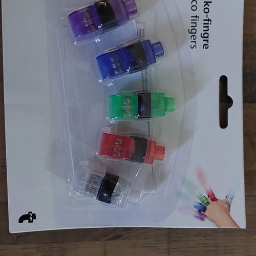 LED Disco Fingers Party Fun new, sealed packaging
