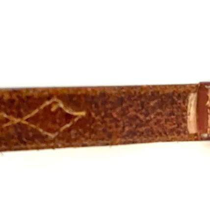 Far West Style Leather Women's Belt like new, brown, size 90