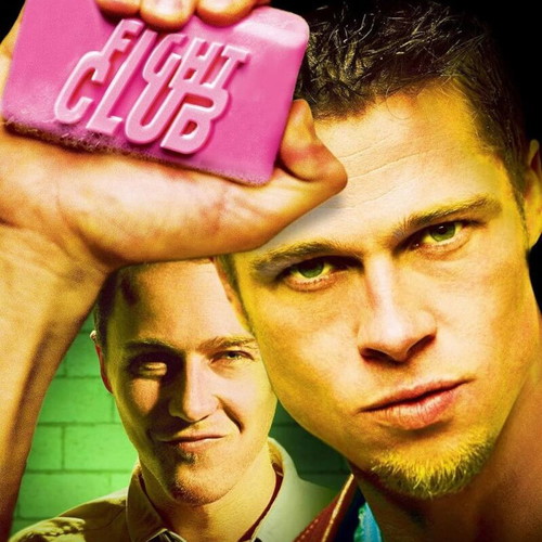 Fight Club wall clock made from recycled vinyl new