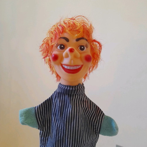 Vintage puppet theater figure in excellent condition