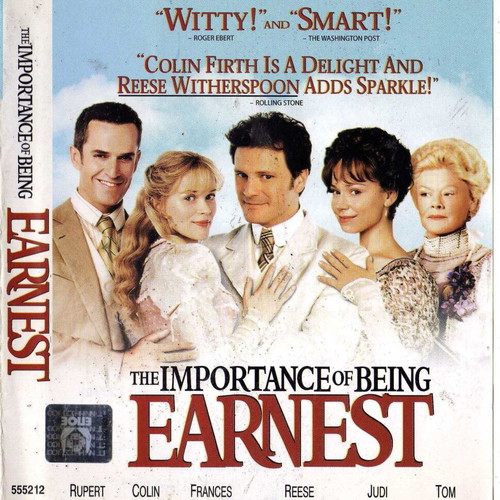 The Importance of Being Earnest DVD used, comedy drama romance