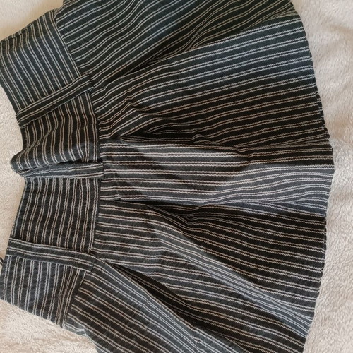 Mini striped skirt medium size like new