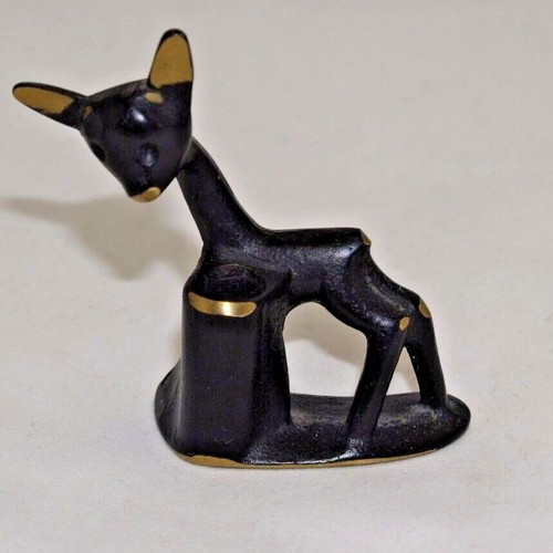 Walter Bosse Art Deco Deer Pen Toothpick Holder used
