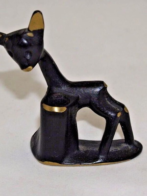 Walter Bosse Art Deco Deer Pen Toothpick Holder used