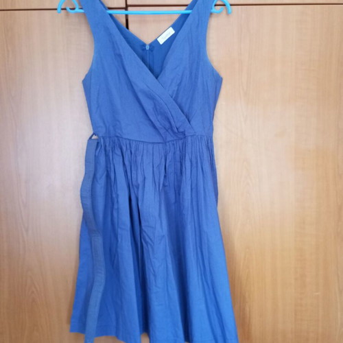 Pull & Bear blue winter dress used, size S