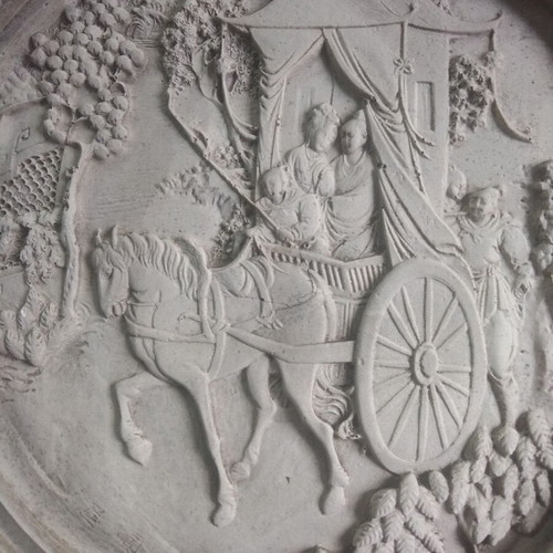 Plaster wall decor used