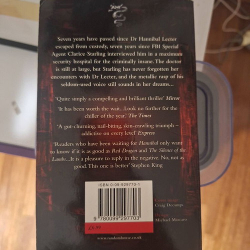 Hannibal by Thomas Harris used English book