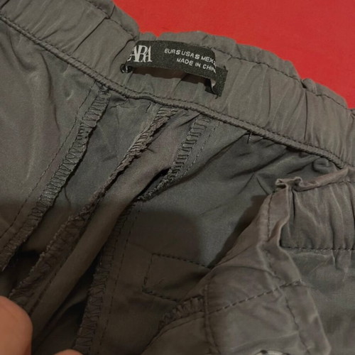 Zara baggy pants, gray, size S