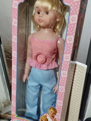 Barbara walking doll large size like new, in box