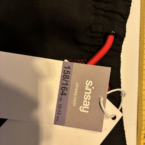 Spiderman swim trunks new with tags, size 158 cm, black