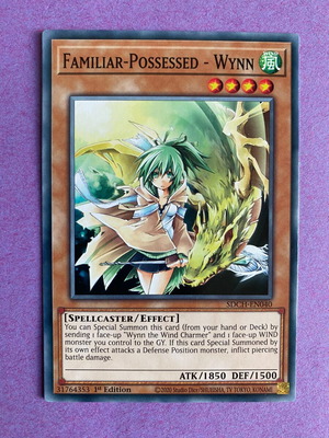 Yu-Gi-Oh! Card Familiar-Possessed - Wynn near mint, 1st Edition