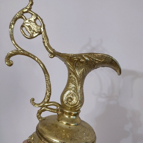 Amphora used, old decorative item 33cm and 39.5cm high