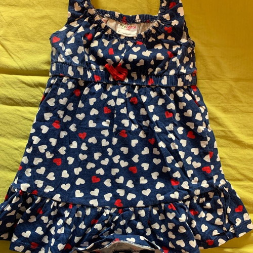 Summer dresses used for 1-year-old girl, pack of 3 pieces