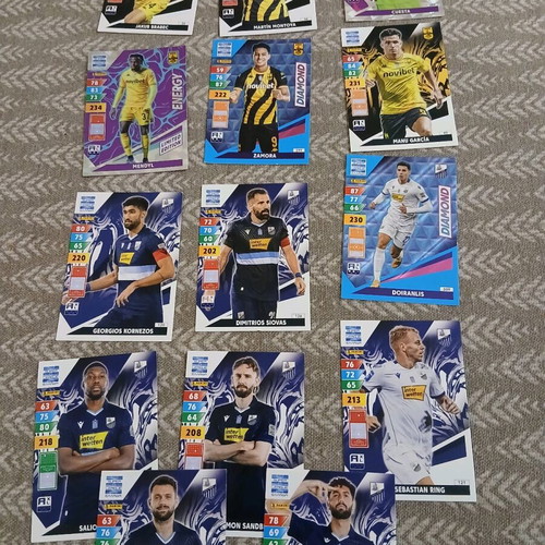 Panini Super League Greece 2024 cards used