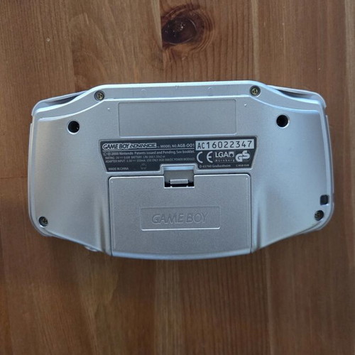 Nintendo Game Boy Advance Silver handheld console