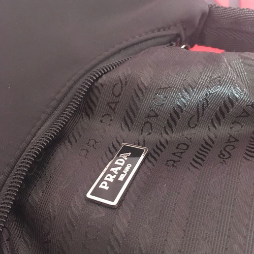 Prada Tessuto Sport black nylon handbag used