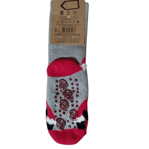 Christmas slipper sock new, size 31-34, red