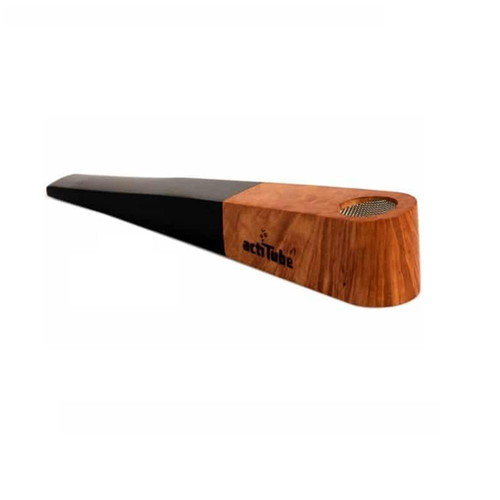 Wooden Tune In Bruyere Actitube pipe new, made of heather wood