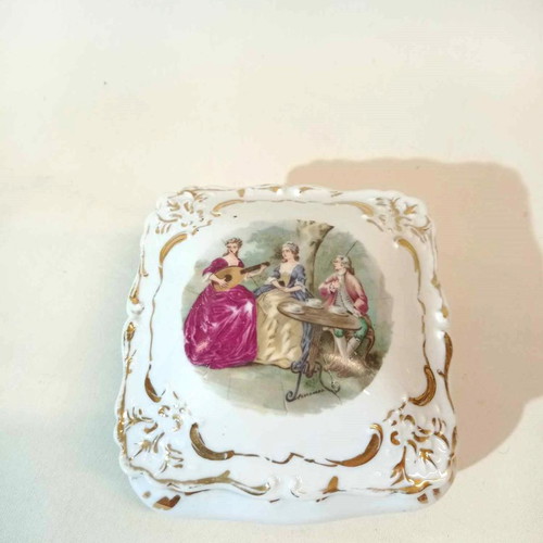 IOHPAP Japan porcelain fondantière used with Fragonard design