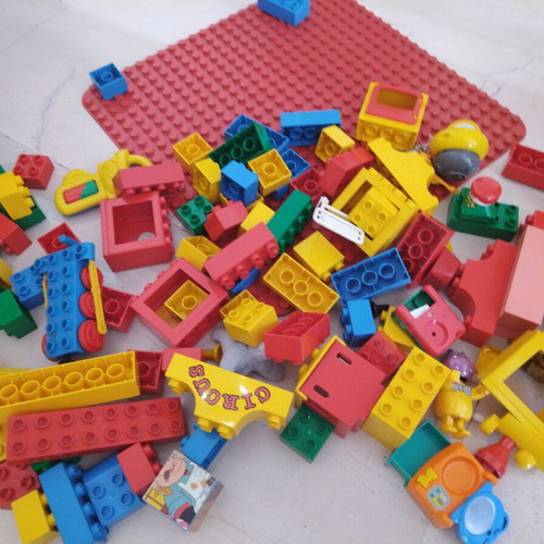 Lego Duplo vintage blocks used, 80s-90s
