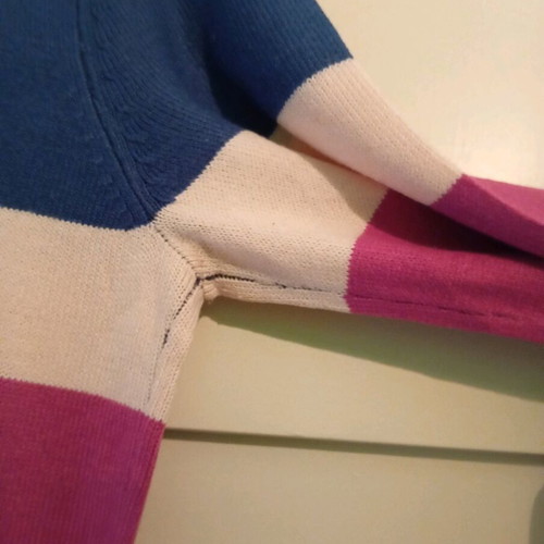 Long knitted dress H&M colorful like new, size S/M