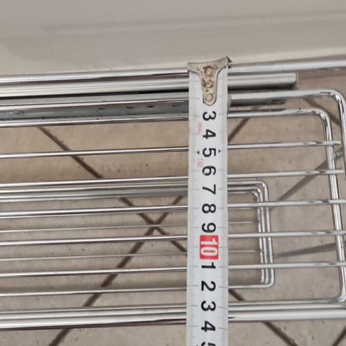 Sliding metal rack like new
