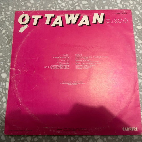 Vinyl record used