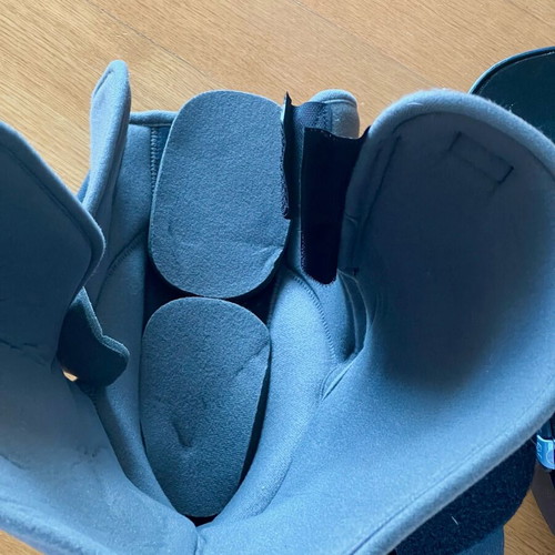 Orthopedic boot with goniometer like new, size L (43-46)