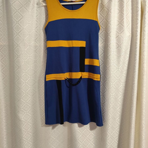 Batida dress multicolored like new made of viscose