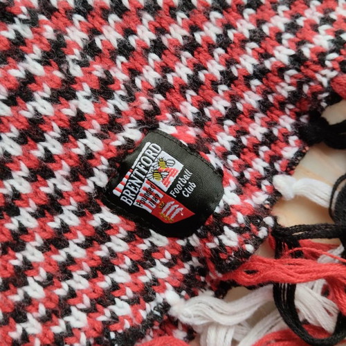 Brentford scarf used, authentic