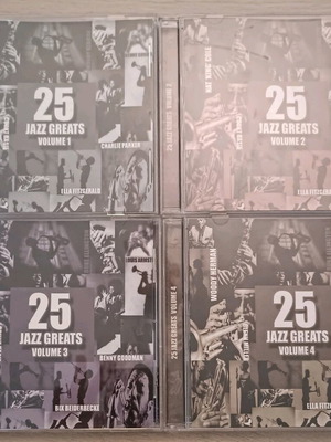 25 Jazz Greats Volumes 1-4 CD set used